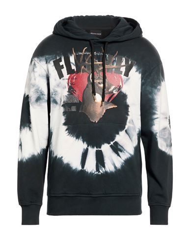 Man Sweatshirt Black Size M Cotton