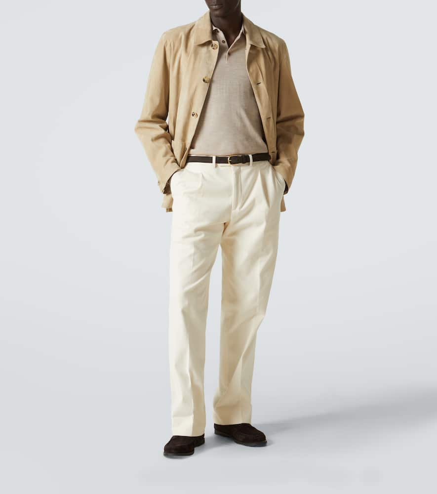 Saman Amel Allen wool polo sweater