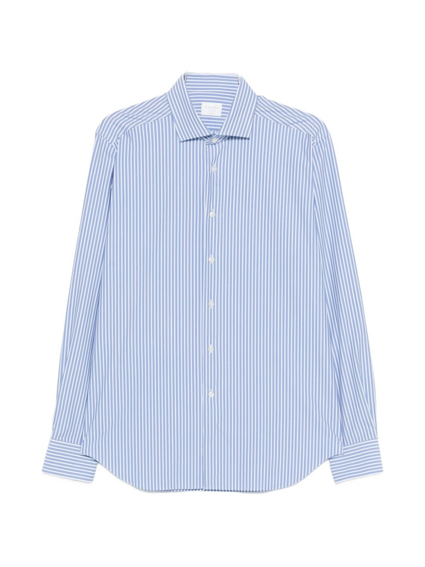 Blue Regular Fit Cotton Shirt
