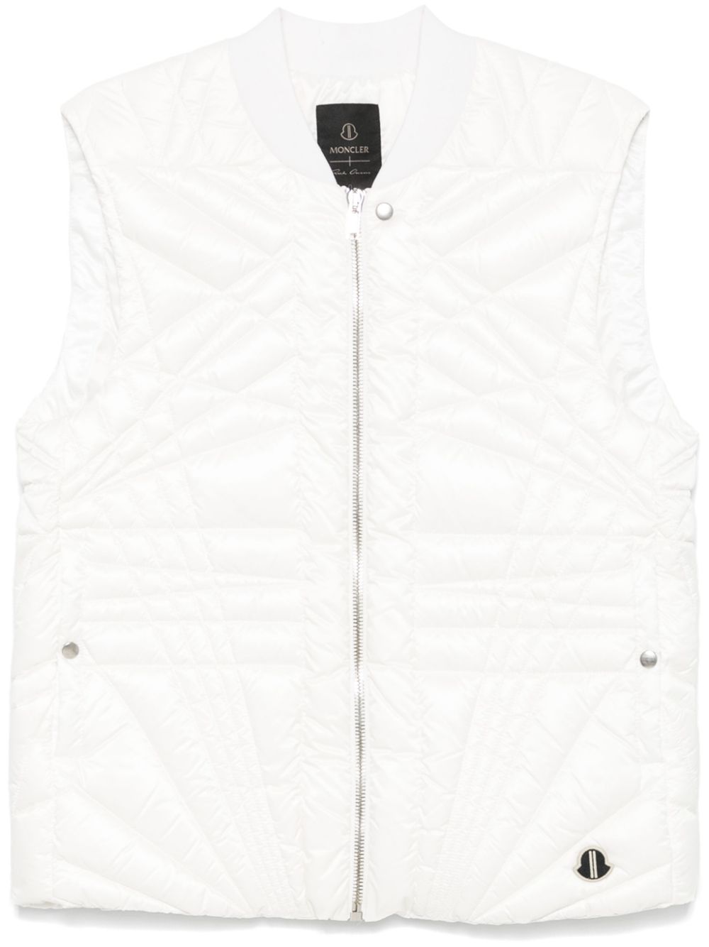 X Rick Owens Megapenta Flight gilet - White