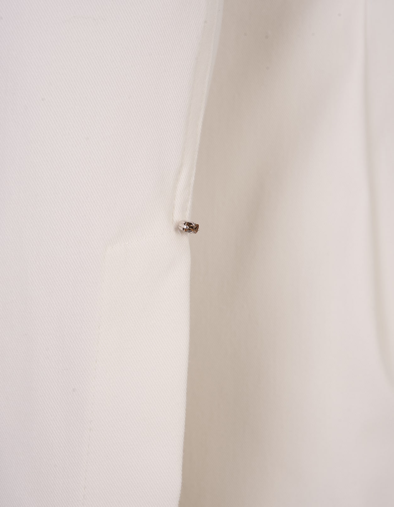 White Felino Shirt Dress