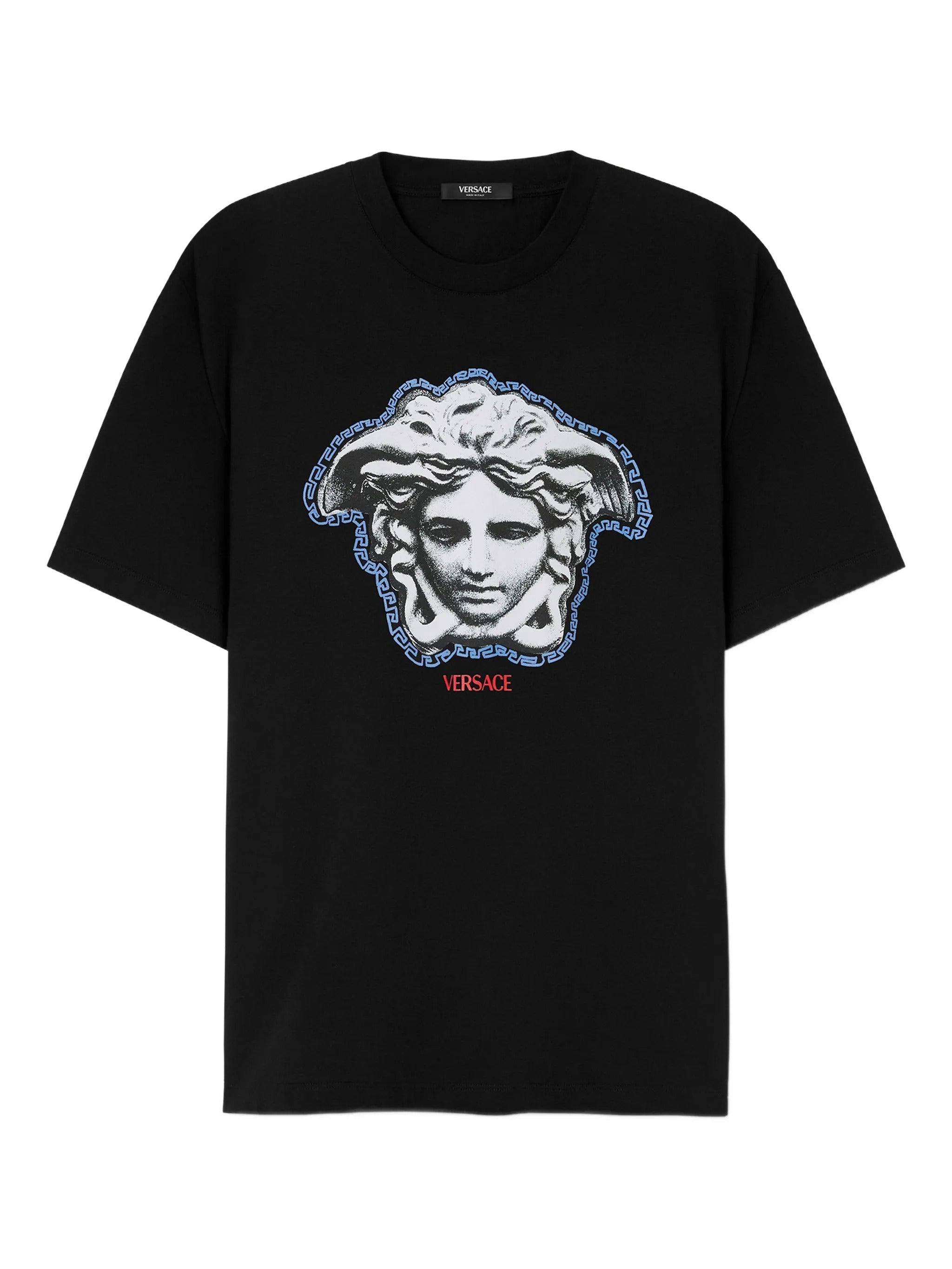 Medusa Relief Graphic Crewneck T-Shirt