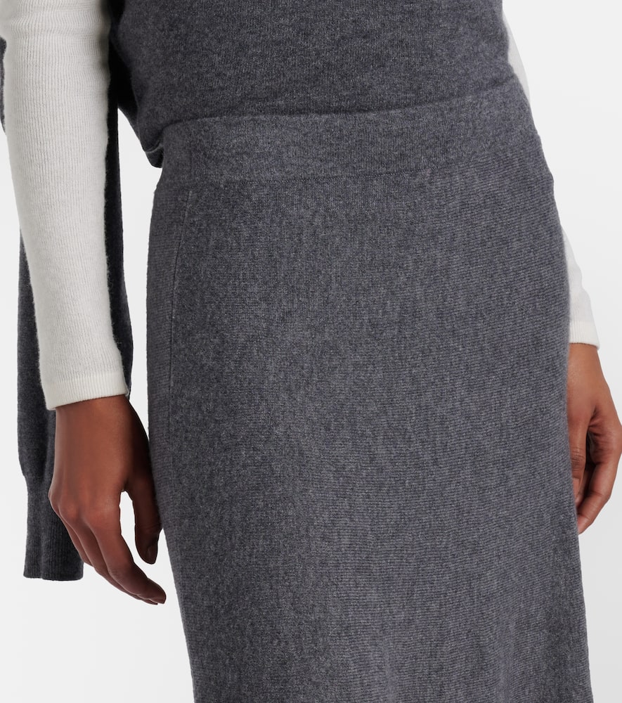 Torie knitted cashmere maxi skirt