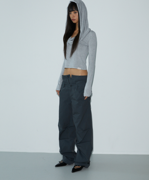 Drape Hood T-shirt