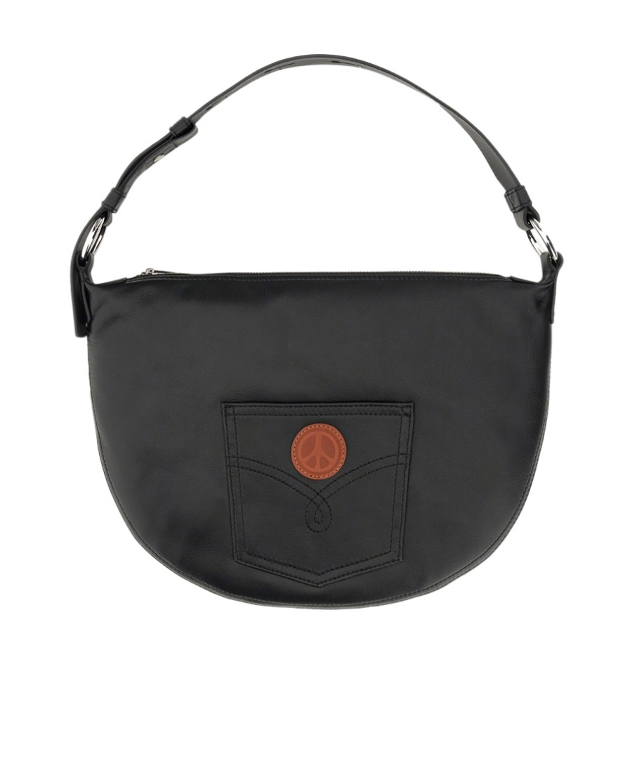 Collision logo handbag