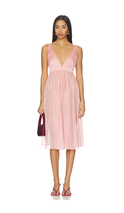 GUIZIO Fiora Dress in Pink. L. Also in M, S
