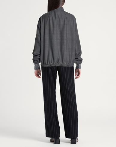 Woman Jacket Charcoal Size 2 Wool