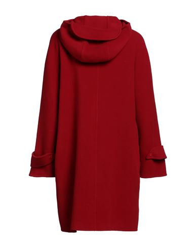 Woman Coat Red Size 2 Virgin Wool