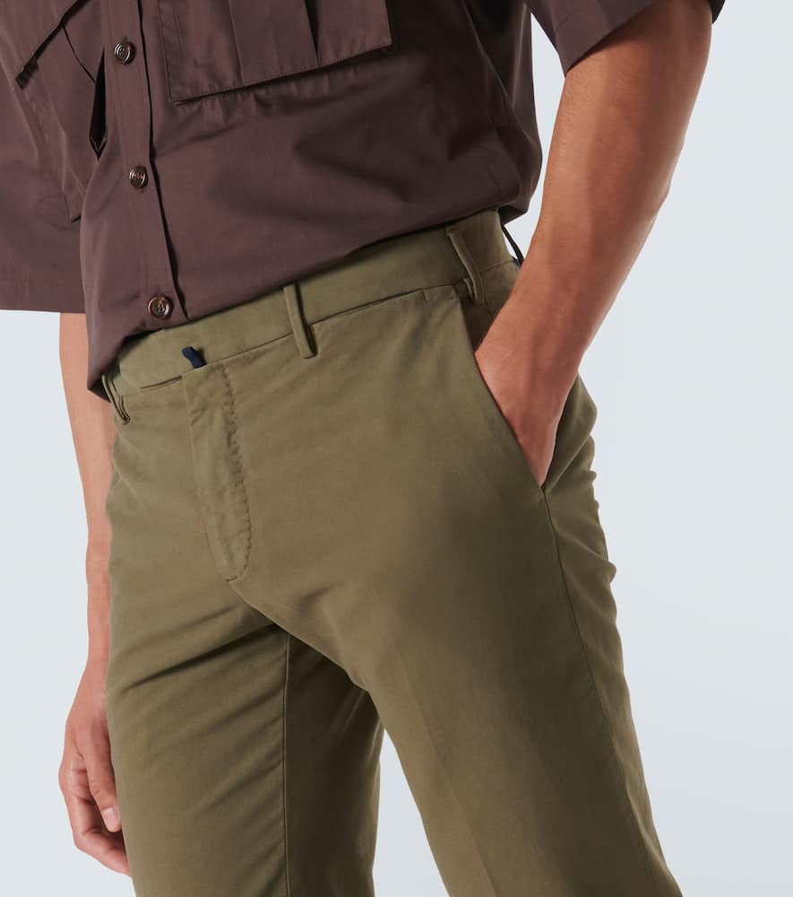 Cotton slim pants