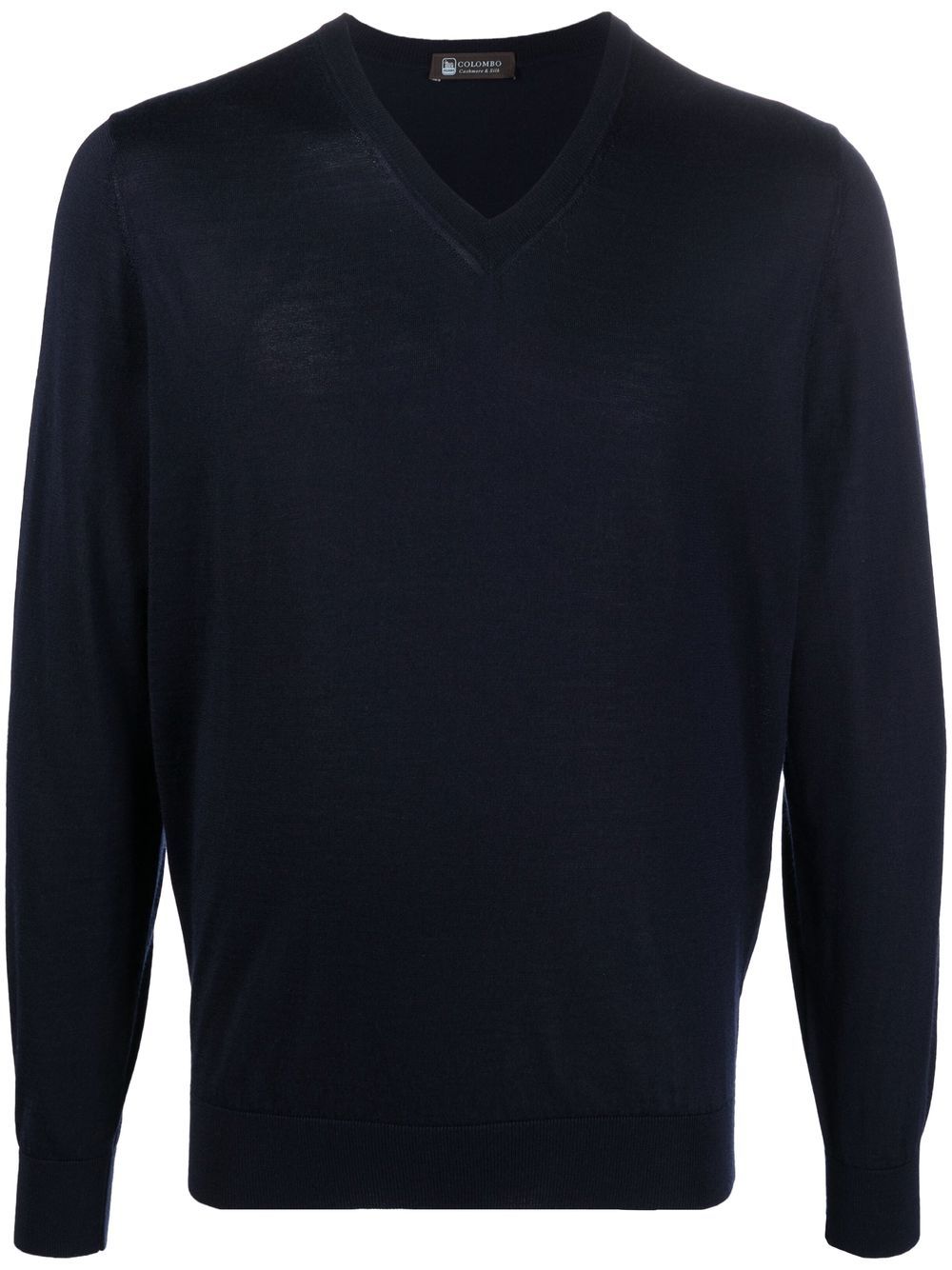 Slim-cut cashmere jumper - Blue
