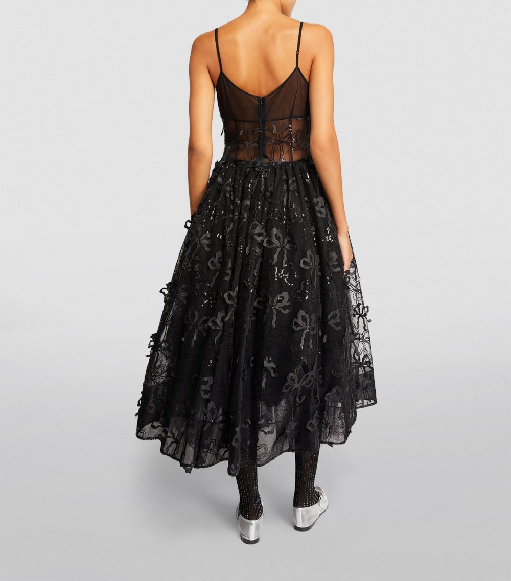 Embellished Midi Dress