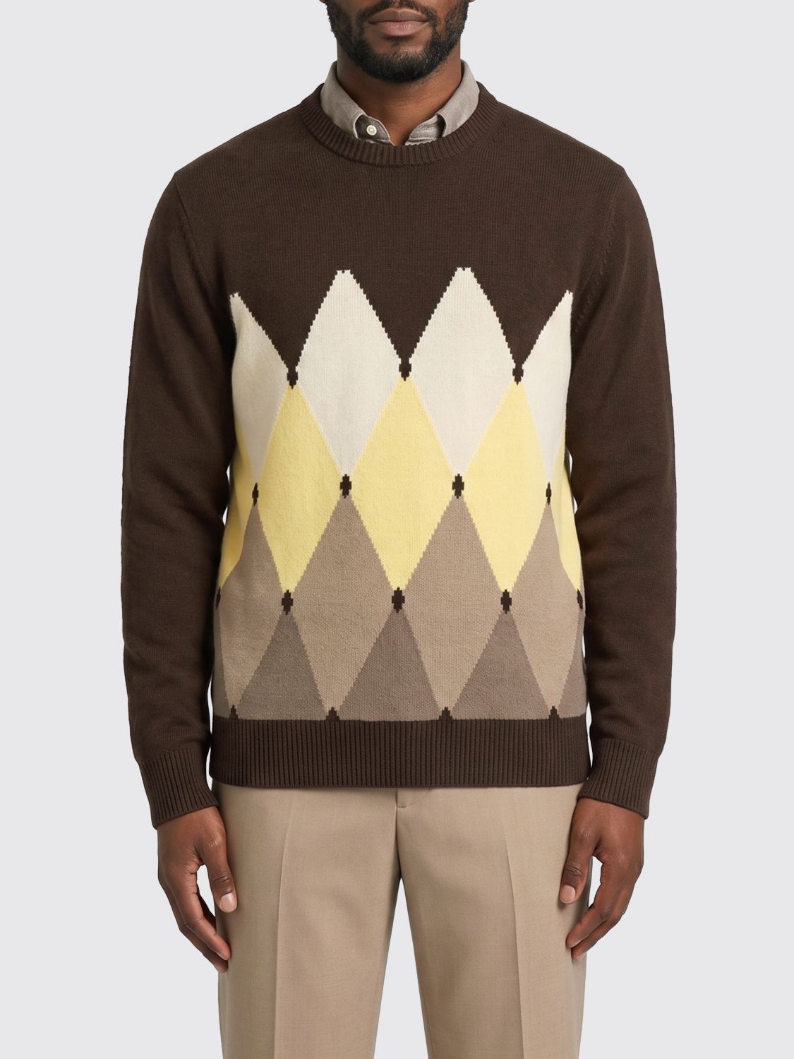 Sweater Men color Brown