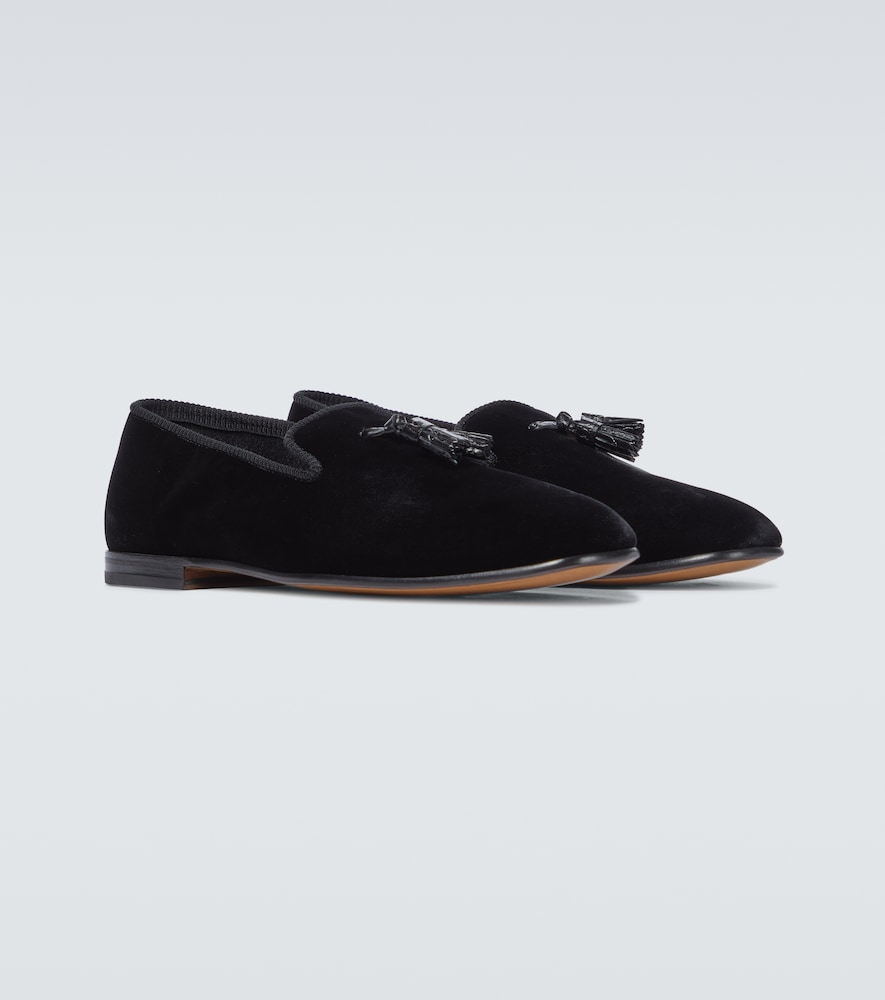 Velvet loafers
