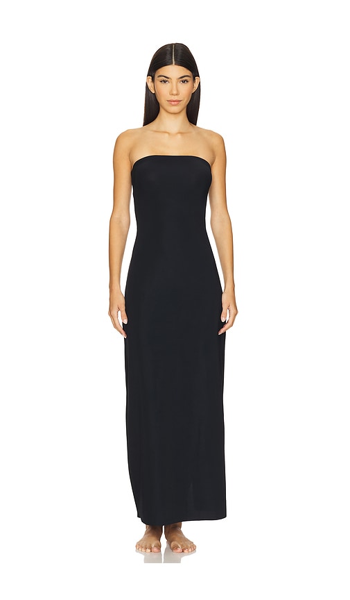 Commando Classic Strapless Maxi Slip in Black. -  XS/S also in L/XL, M/L