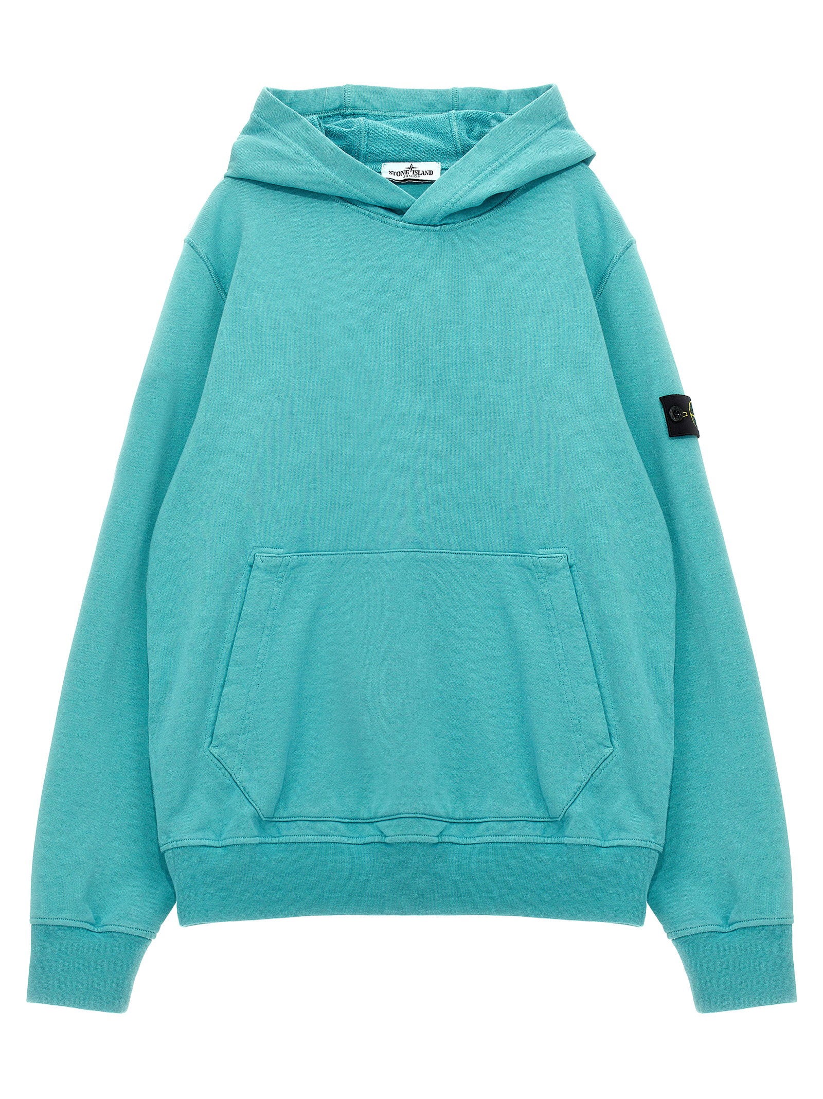 Organic Cotton Hoodie — Turquoise