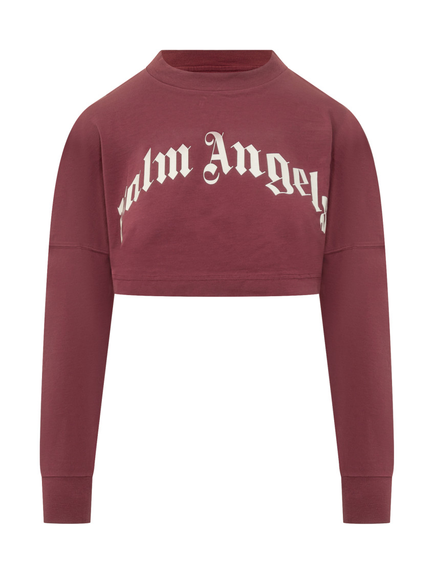 Red Logo Crew Neck Sweatshirt