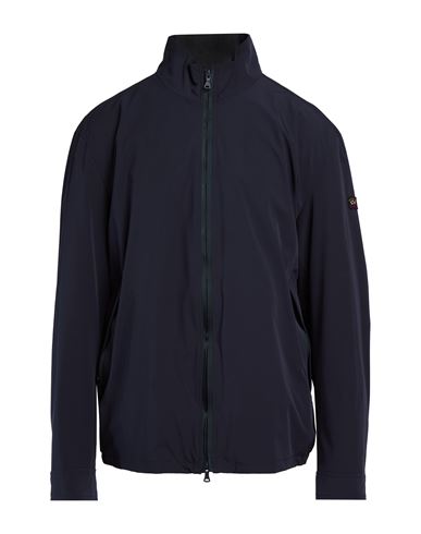 Man Jacket Navy Size 3XL Polyester, Elastane
