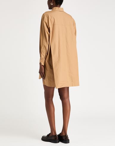 Woman Mini dress Camel Size 4 Cotton