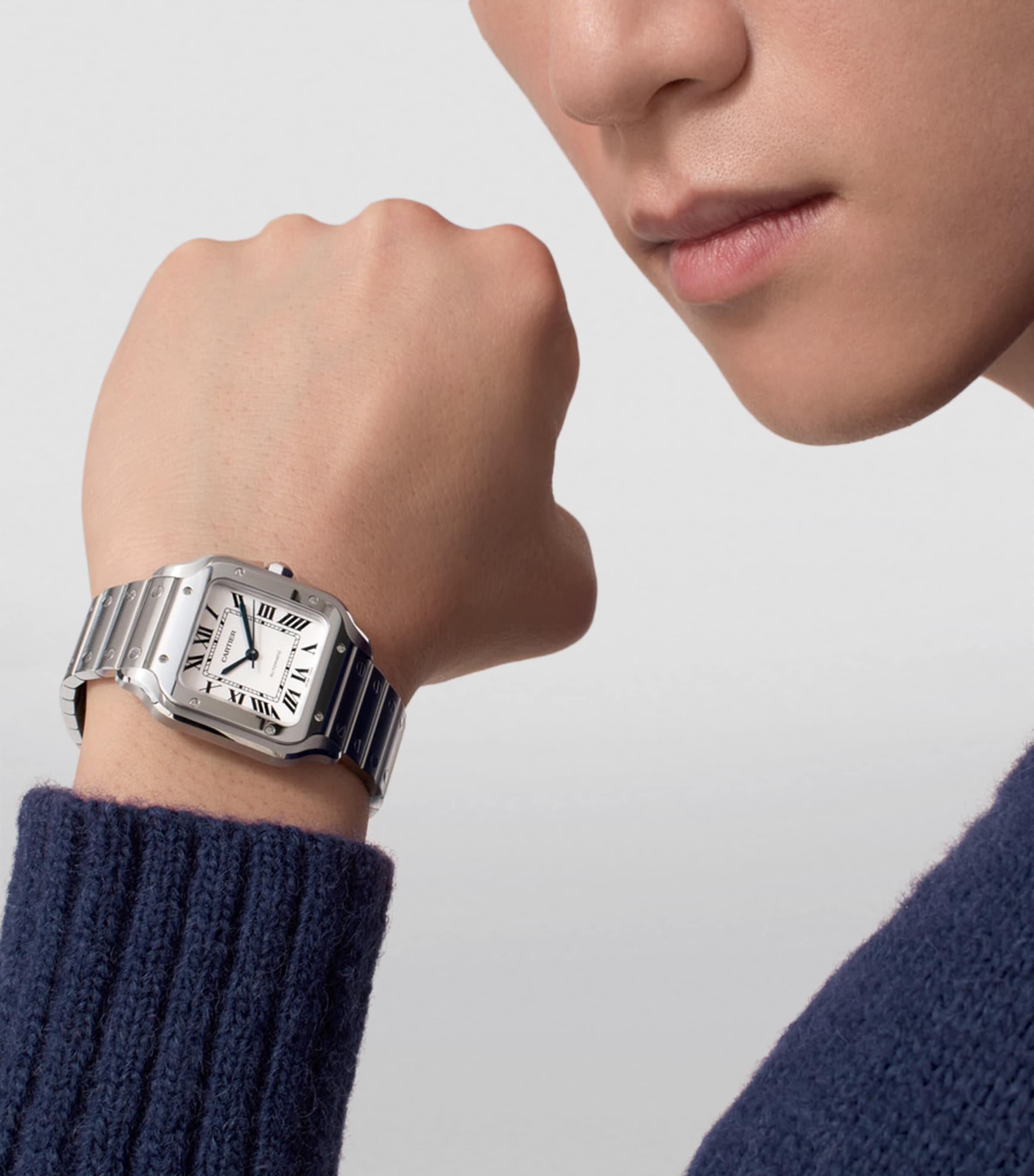 Stainless Steel Santos de Watch