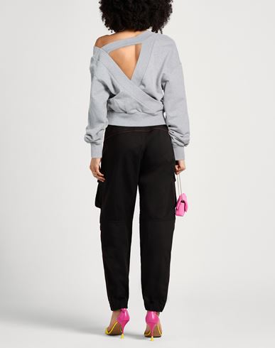 Woman Sweatshirt Light grey Size 6 Cotton, Elastane