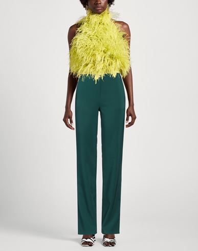 Rinascimento Woman Pants Green Size S Polyester, Elastane