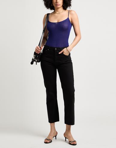 Tom Ford Woman Bodysuit Navy Size XXS Cashmere, Silk