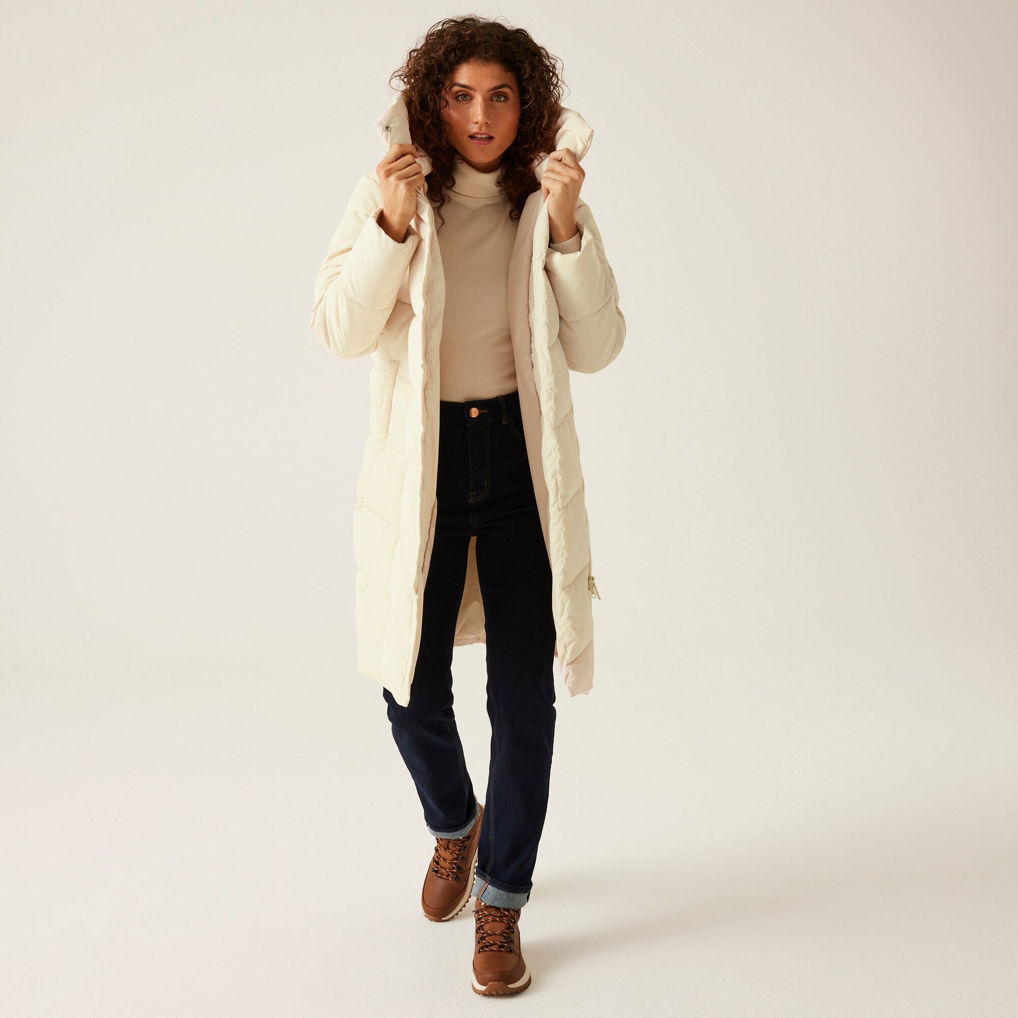 Regatta Women's 'Nurie' Quilted Jacket in Ecru