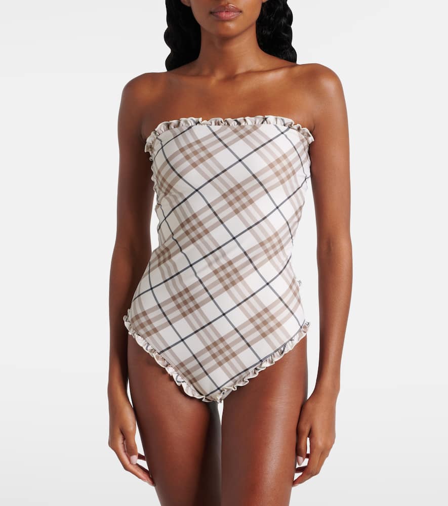Check swimsuit