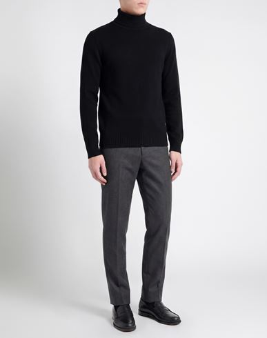Man Turtleneck Black Size 36 Virgin Wool