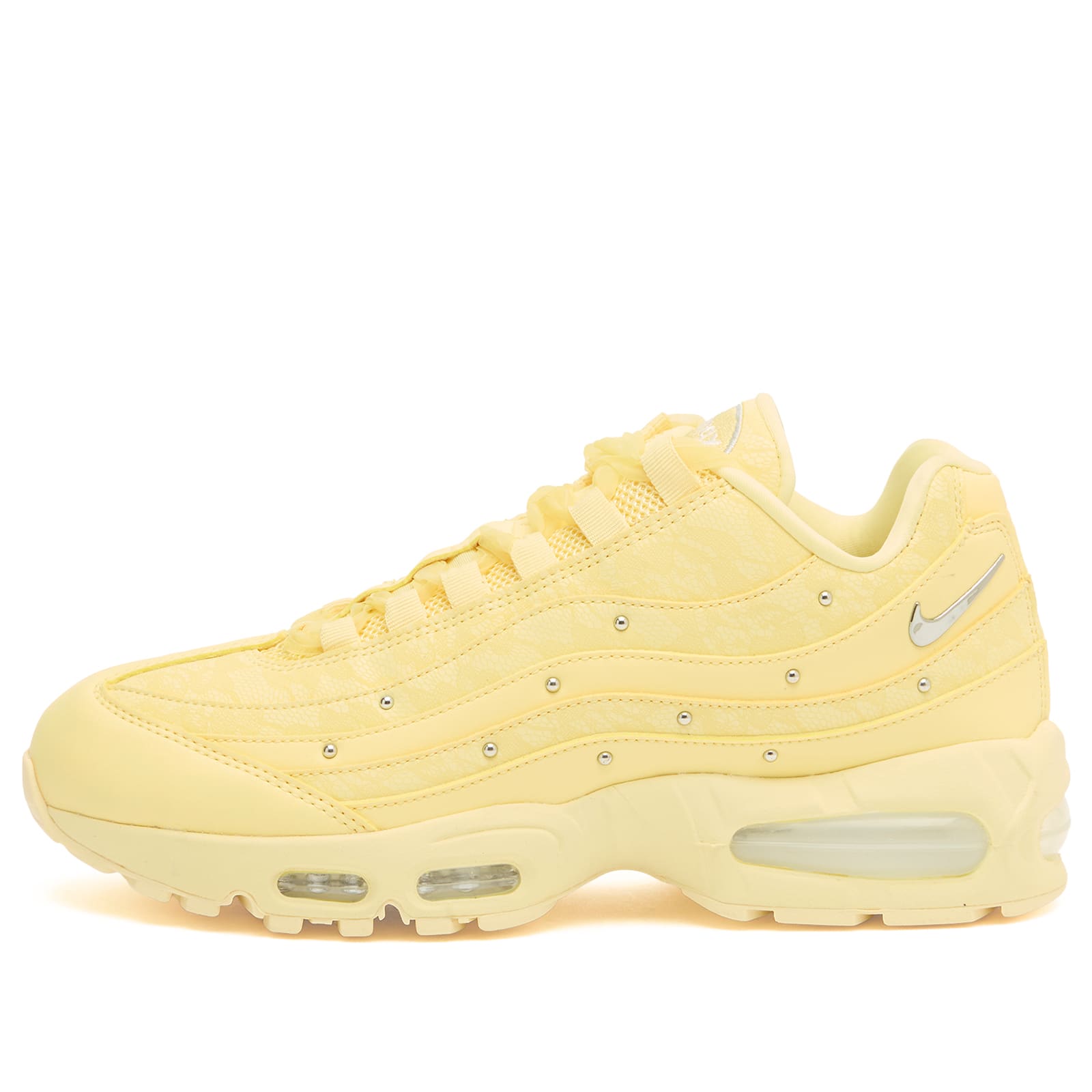 Women's Air Max 95 "Big Bubble" Sneaker Soft Yellow/Silver/Alabaster