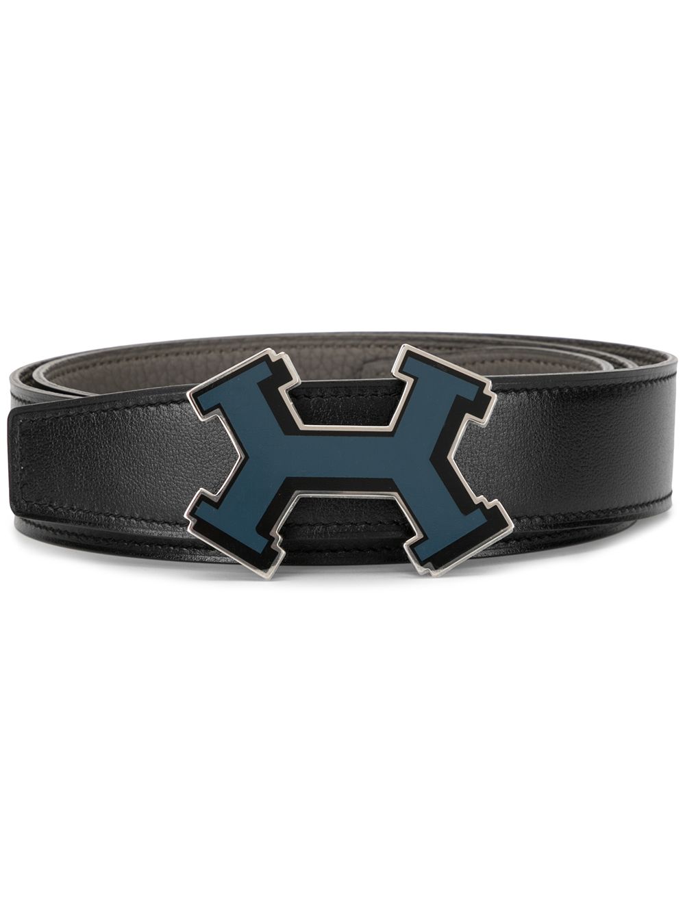 2017 pre-owned Constance reversible belt - Black