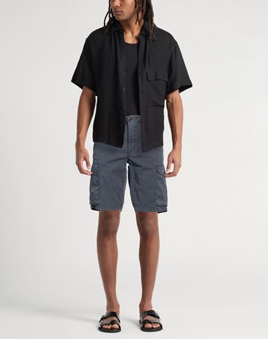 Slacks By Slowear Man Shorts & Bermuda Shorts Navy Size 31 Cotton, Elastane