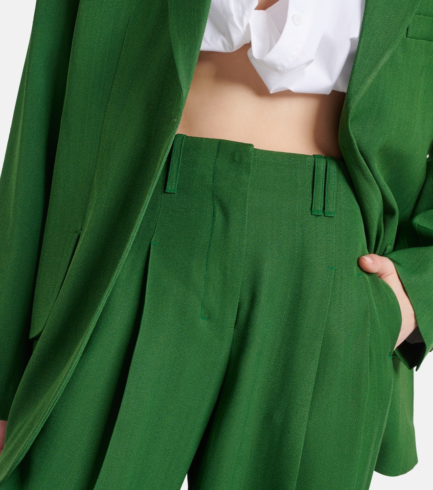 Le Pantalon Titolo high-rise wide-leg pants
