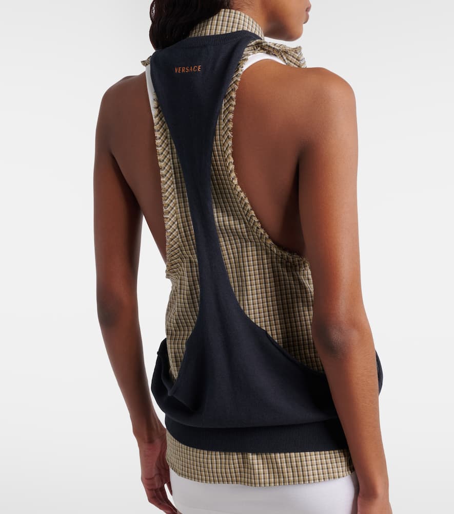 Knitted cotton top