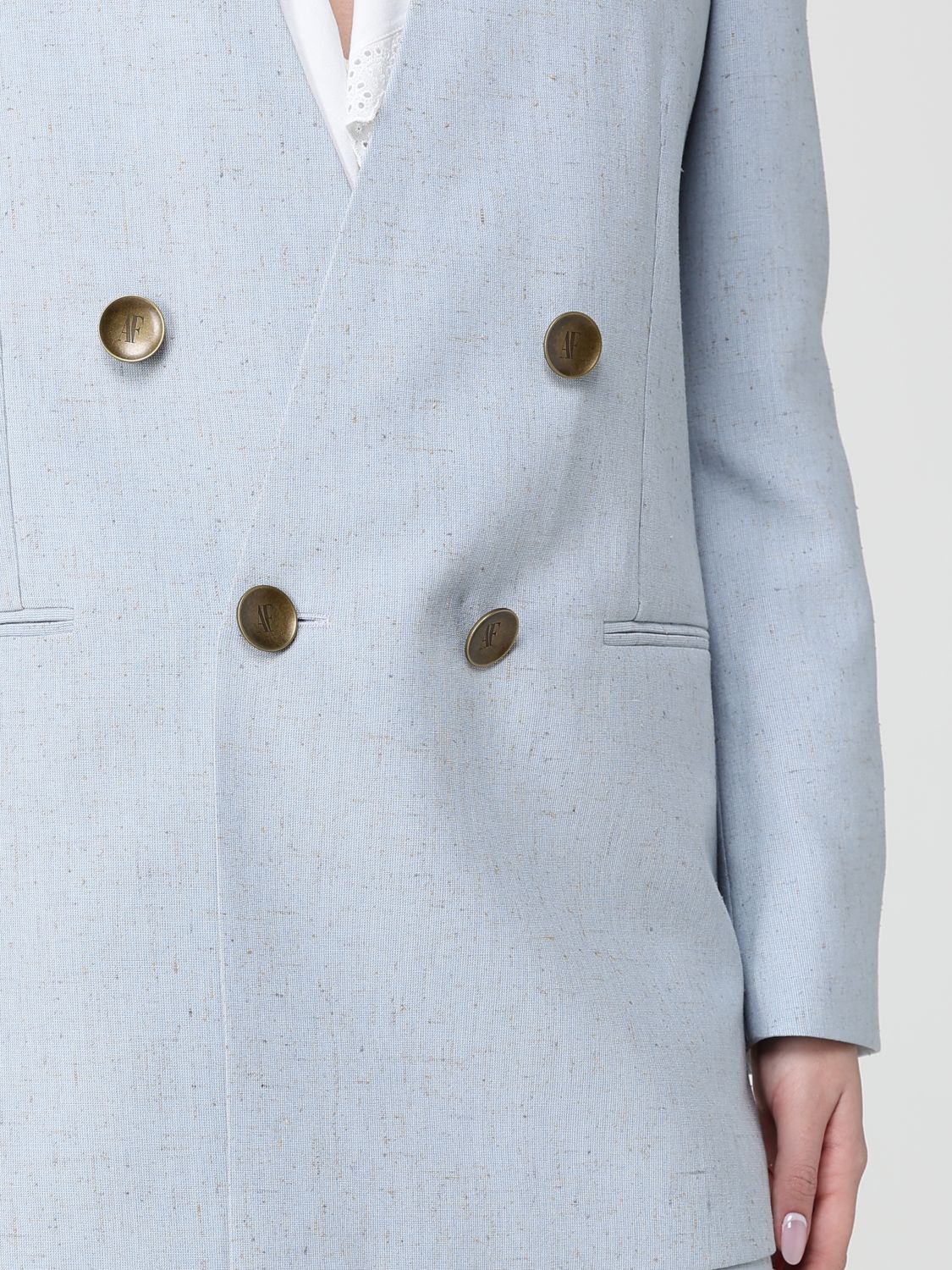 Jacket Woman color Gnawed Blue