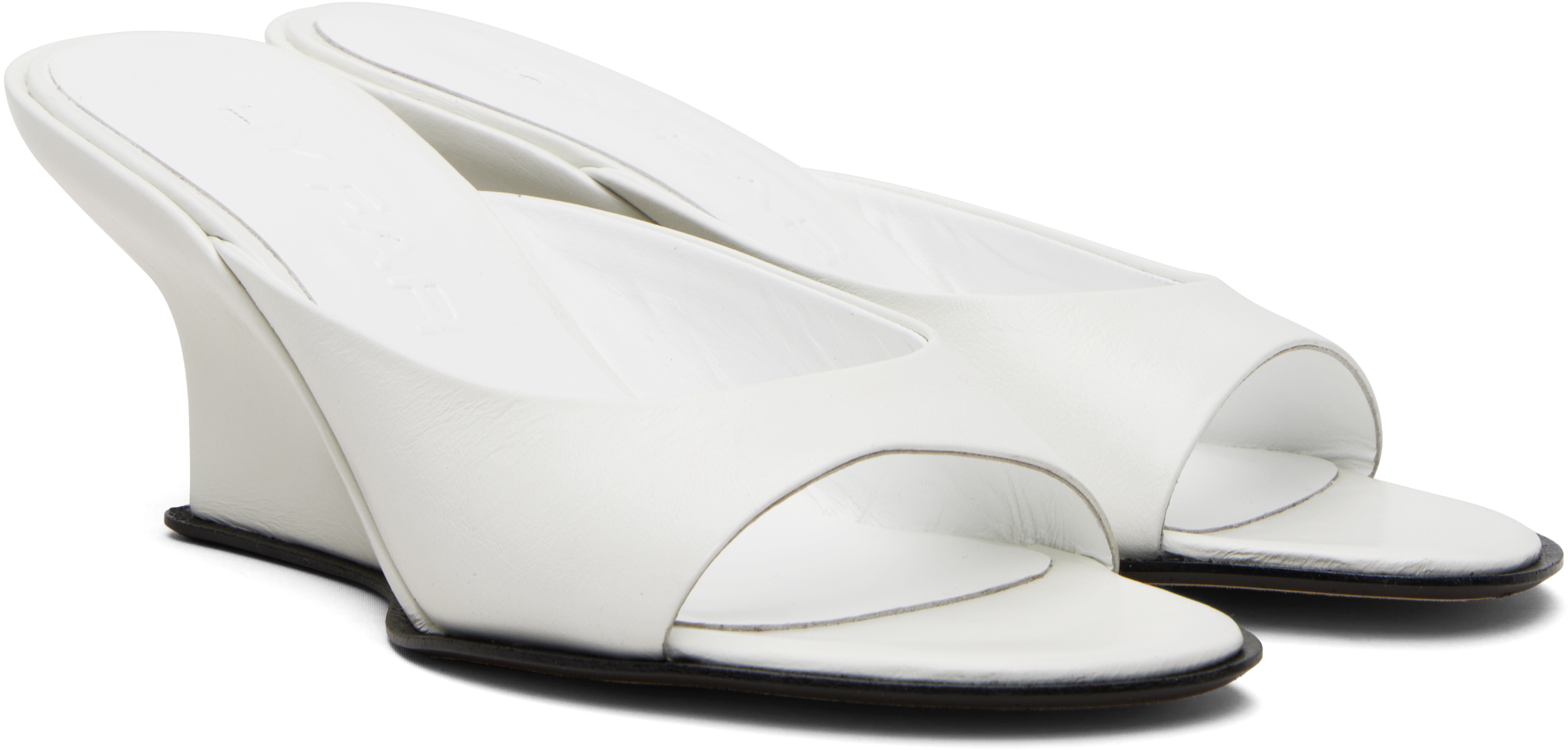 White Caroo Heeled Sandals