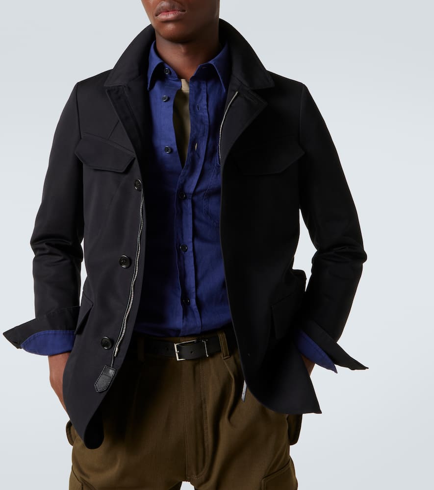 Cotton-blend field jacket