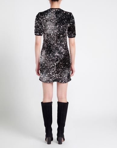 Woman Mini dress Black Size M Polyester
