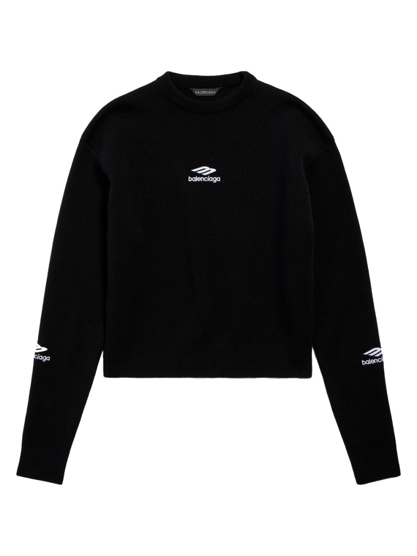 Black Ski Crewneck