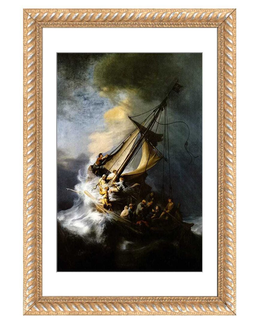 The Storm On The Sea Of Galilee By Rembrandt Van Rijn Wall Art