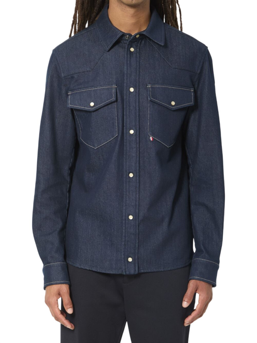 Blue Regular Solid Shirt