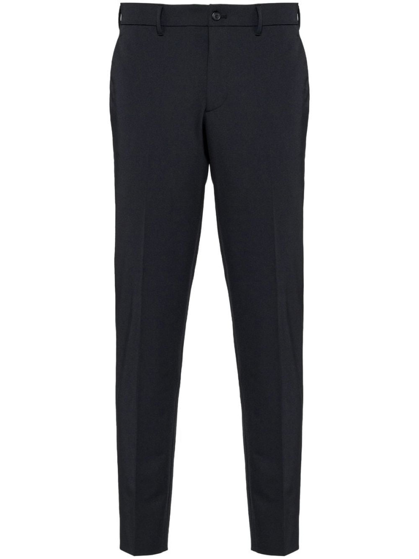 Black Stretch Polyester Pant