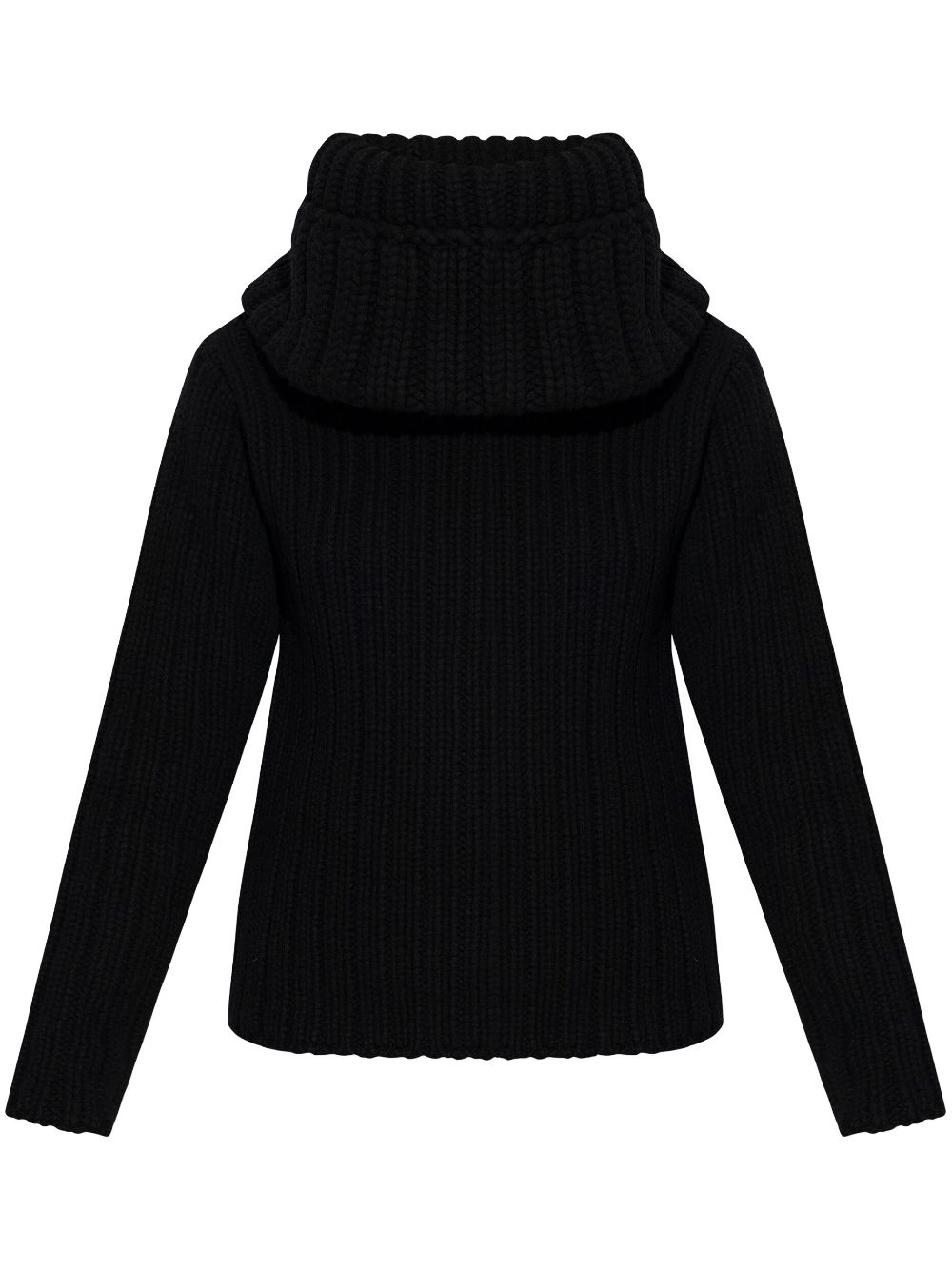 Exaggerated collar jumper - Black