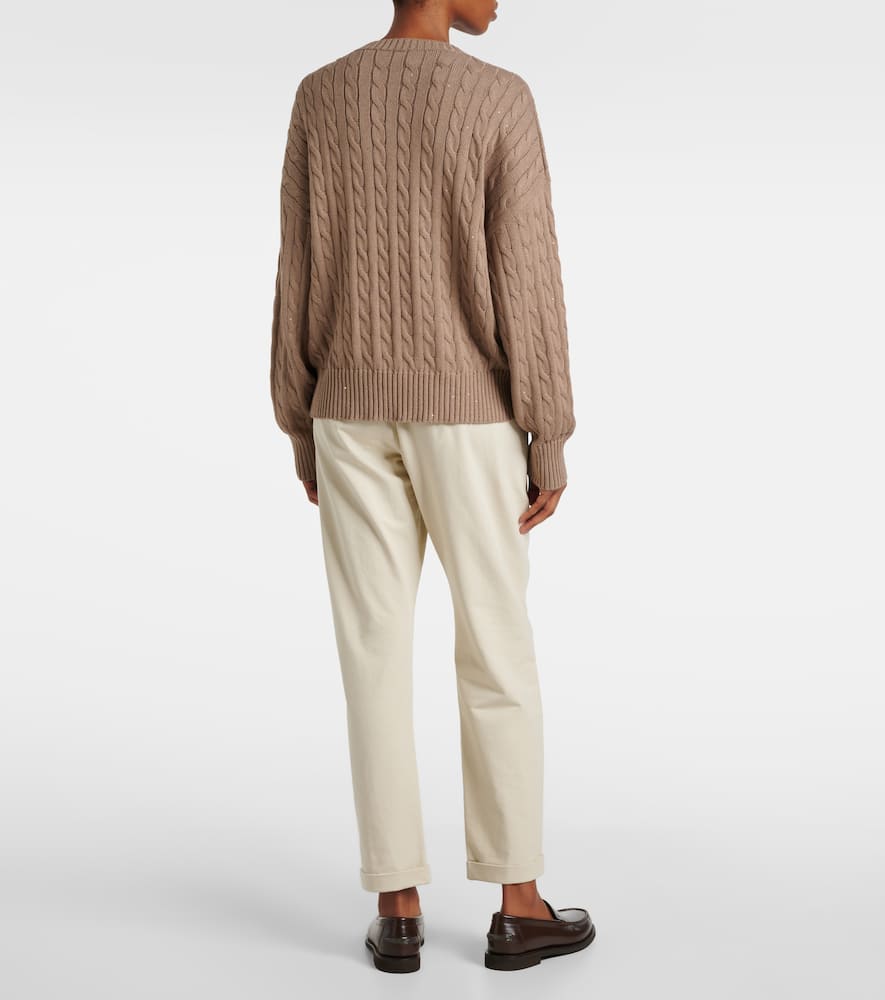 Cotton-blend sweater