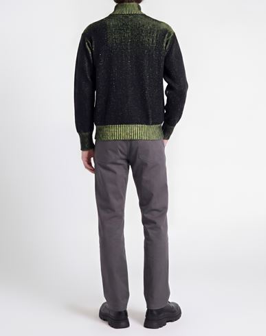 Man Cardigan Black Size M Wool, Aramid fiber