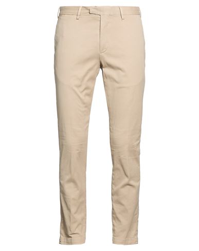 Man Pants Beige Size 32 Cotton, Elastane