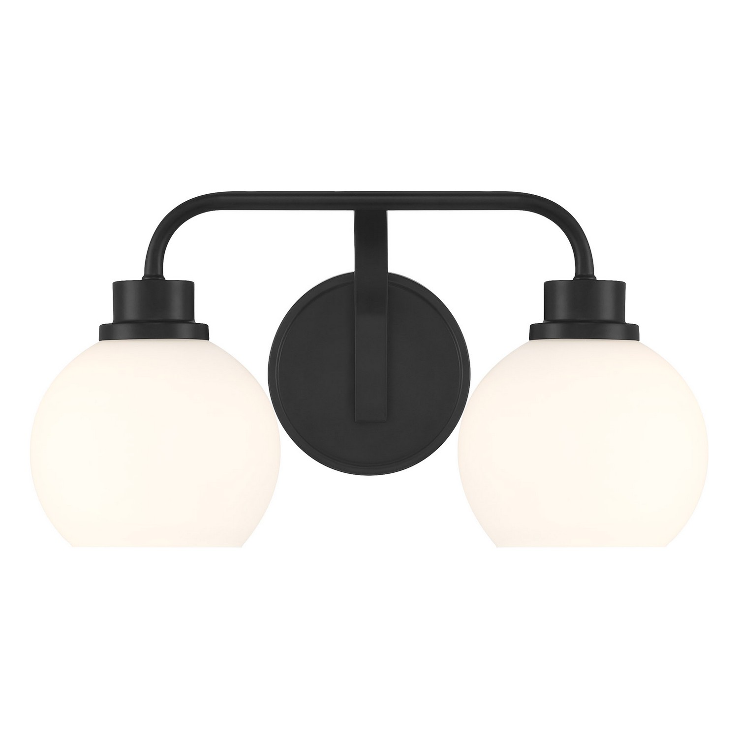 Bathroom Vanity Light in Matte Black