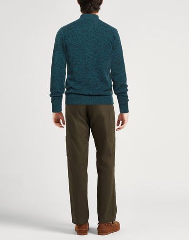Man Cardigan Deep teal Size 40 Lambswool