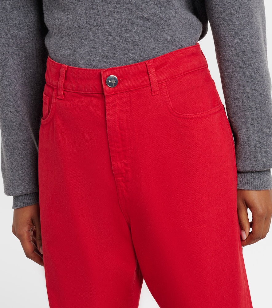 Róhe Mid-rise wide-leg jeans