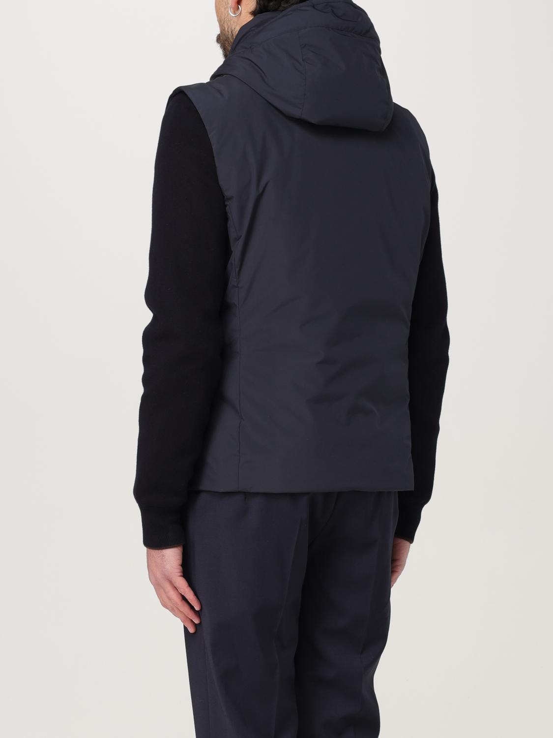 Coat Men color Blue